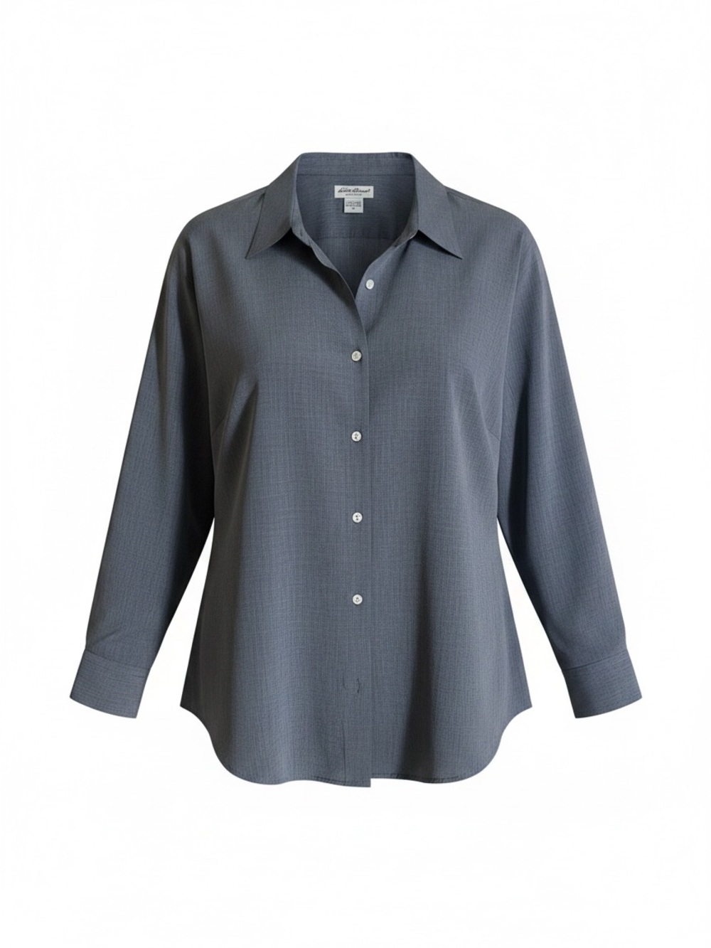 Eddie Bauer Women's Slate Gray and Burgundy Button-Down Shirts